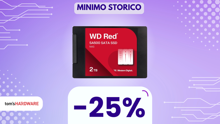 Immagine di Potenzia il tuo NAS con WD Red SA500: ora SCONTATO del 25% su Amazon!
